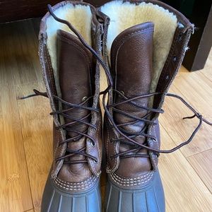 L. L. Bean Boot 10” Shearling Lined
